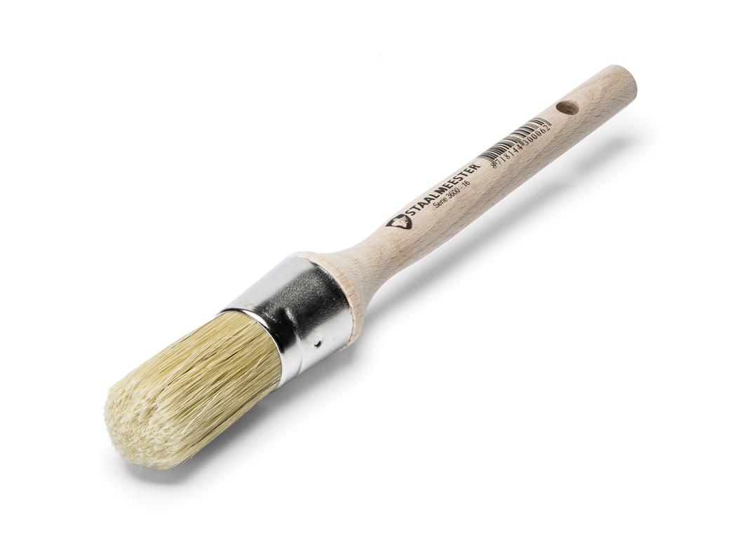3600 Staalmeester® Round Brush Natural Bristle Blonde